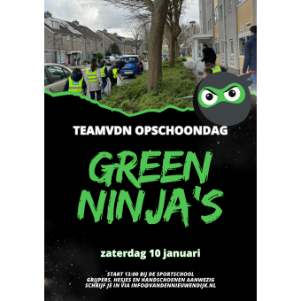 TeamVDN Opschoondag Green Ninja's