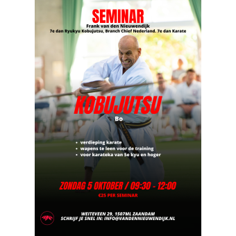 Seminar Ryukyu Kobujutsu 5 okt Bo